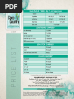 Coco County Price List