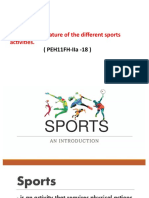 Objective:: Discusses The Nature of The Different Sports Activities