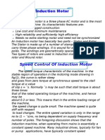 Speed Control of Induction Motor