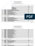 Listas de Classificacao Final