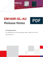 Quectel EM160R-GL-AU Firmware Release Notes V0208 01.001.01.001