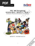 TVL-HE (Caregiving) : Activity Sheet - Quarter 4 - Week 1