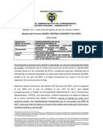 Auto Que Rechaza La Demanda, 04,08,2021 (Notificado 26,08,2021)