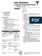 Basic Pediatrics:: Breastfeeding, Nutrition, Complementary Feeding