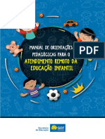 Manual de Orientacoes Pedagogicas para o Atendimento Remoto Da Educacao Infantil