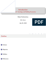 15 HUM 5.6: Sociology and Building Economics: Balaji Venkatachary