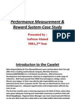 Performance Measurement & Reward System-Case Study