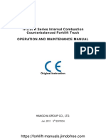 Hangcha R Series Operator Maintenance Manual