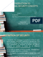 Lesson 1 Legal Bases of Industrial Security Management