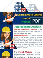 Lesson 5. Statically Indeterminate Plane Frames - Part 1 Portal Method