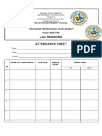 Lac Session Attendance Sheets Onsite Template