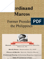 Ferdinand Marcos: Former President of The Philippines