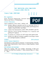 Electronic Devices and Circuits