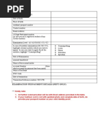 Examination Fee Payment Details (Neft Only)