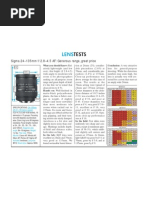 Sigma 24-135 Test Data