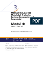 Modul 4-English For Business Conversation and Presentation