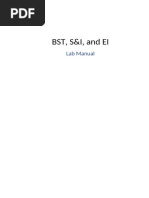 BST, S&I, and EI: Lab Manual