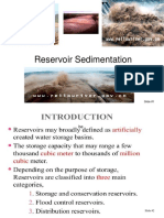 Reservoir Sedimentation: Slide #1