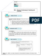 CHAPTER I: Review of Technology For Teaching and Learning