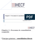 Chapitre 4 Processus de Consolidation Comptable