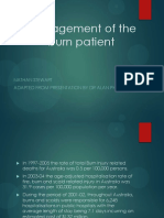 Management of The Burn Patient: Nathan Stewart Adapted From Presentation by DR Alan Phipps