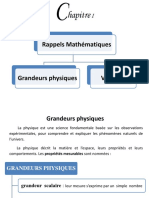 1 - Rappels Mathématiques