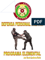 Artes Marciales - Defensa Personal Militar, Programa Elemental