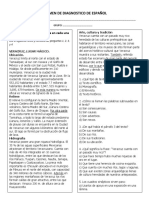 Examen de Diagnostico de 5°