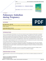 Obstetrics V13 Obstetric Emergencies Chapter Pulmonary Embolism During Pregnancy 1632545155