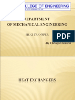 Department of Mechanical Engineering: Heat Transfer