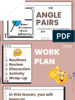 E-Math 8 - Angle Pairs - Complementary and Supplementary Angles