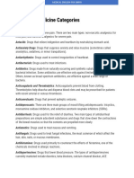 Topik 13. Medicine Categories