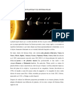 Los Planteas y El Sistema Solar