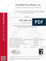 Certificado Iso 9001