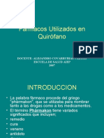 Fármacos Utilizados en Quirófano