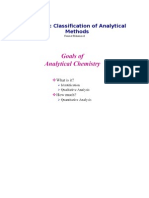 Chapter 1: Classification of Analytical Methods: Naaimat Muhammed