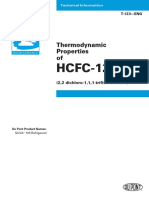 HCFC-123: Thermodynamic Properties of