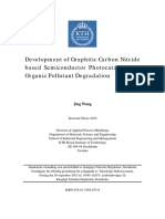 Development of Graphitic Carbon Nitride