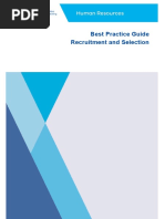 Best Practice Guide Recruitment Selection