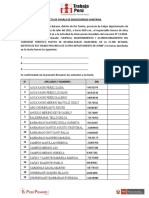 Acta de Charla de Bioseguridad Sanitaria - 05 Julio