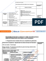 Programmes D'études de 1ème A ELEQ