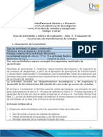 Guía de Actividades y Rúbrica de Evaluación - Unidad 2 - Fase 3 - Evaluación de Los Procesos de Transformación de Cereales