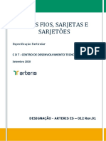 ARTERIS ES 012 Meio Fio Sarjetas e Sarjetões REV 1