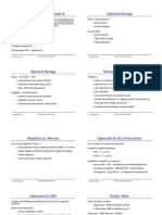 Instruction Sets - Appendix B Operand Storage