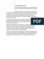 Estudio Sobre La Explotación Laboral en Bolivia