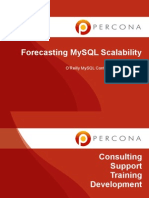 Forecasting MySQL Performance and Scalability