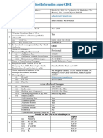 School Information As Per CBSE: Area of School Campus