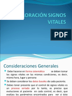 Valoración Signos Vitales