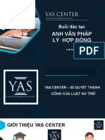 (Yas Center) - Tài Liệu Đào Tạo Anh Văn Pháp Lý Hợp Đồng