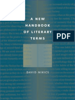 A New Handbook of Literary Terms